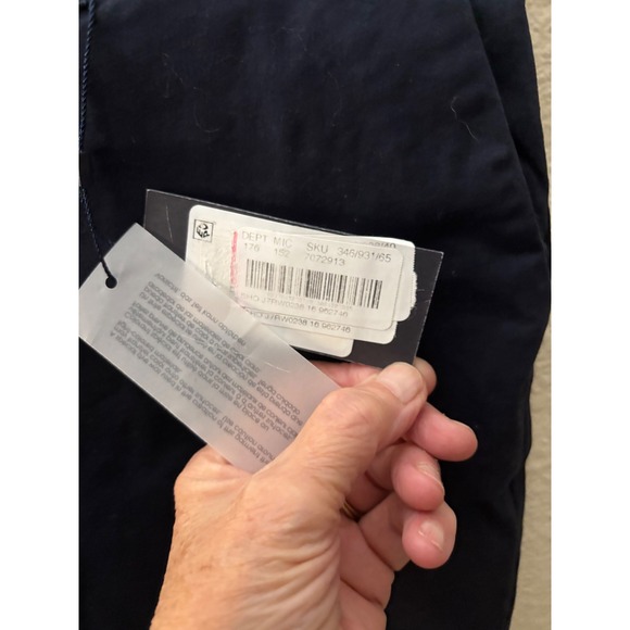 Tommy Hilfiger Women's Navy Blue Hollywood Style Chino Shorts New(A579) - Picture 3 of 3